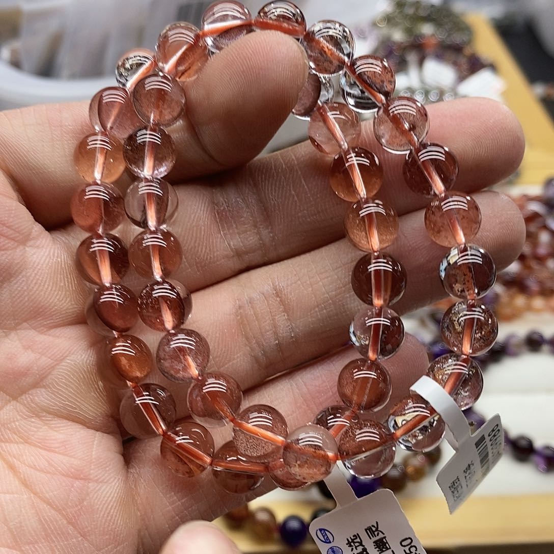 水晶手链未镶嵌多样性发货发一条