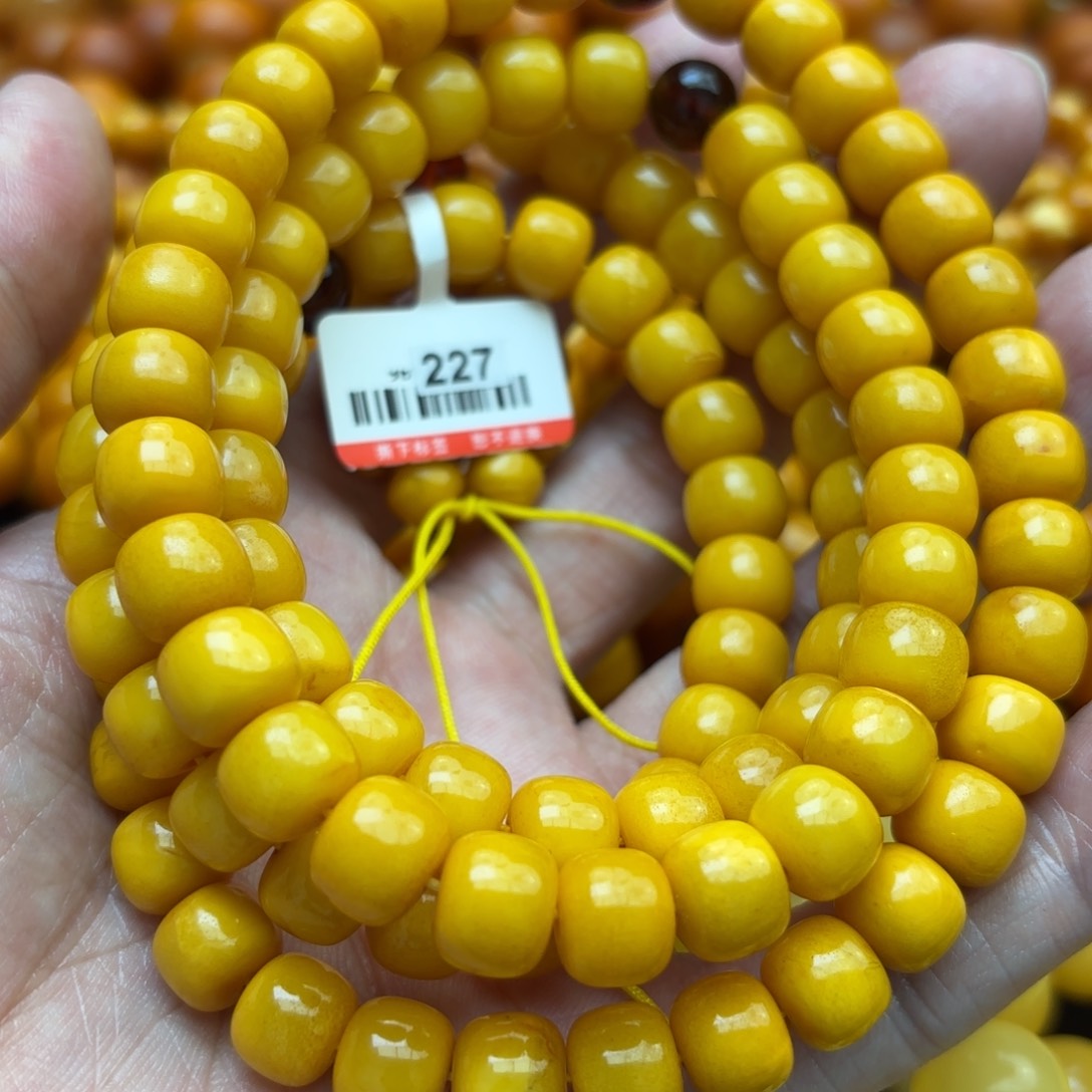 琥珀手链未镶嵌蜜蜡