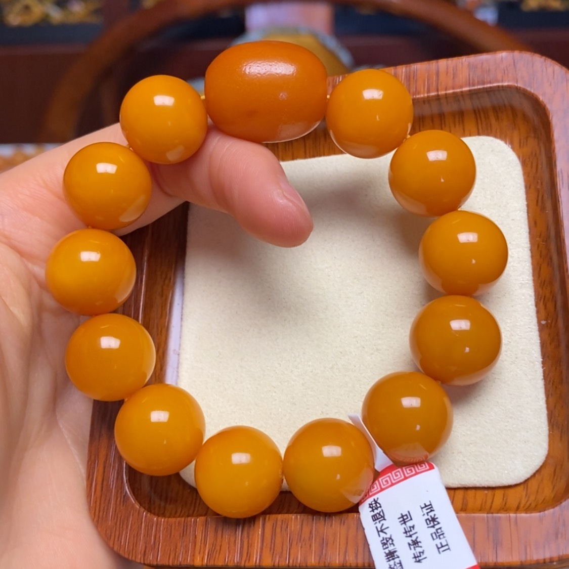 【闪购商品】蜜蜡手链未镶嵌手串