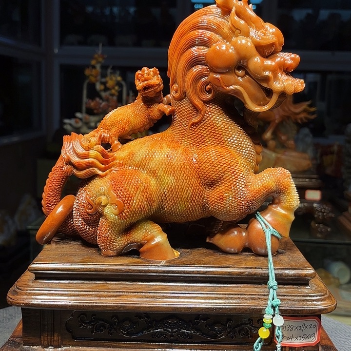 星***茶寿山石寿山石雕刻工艺品