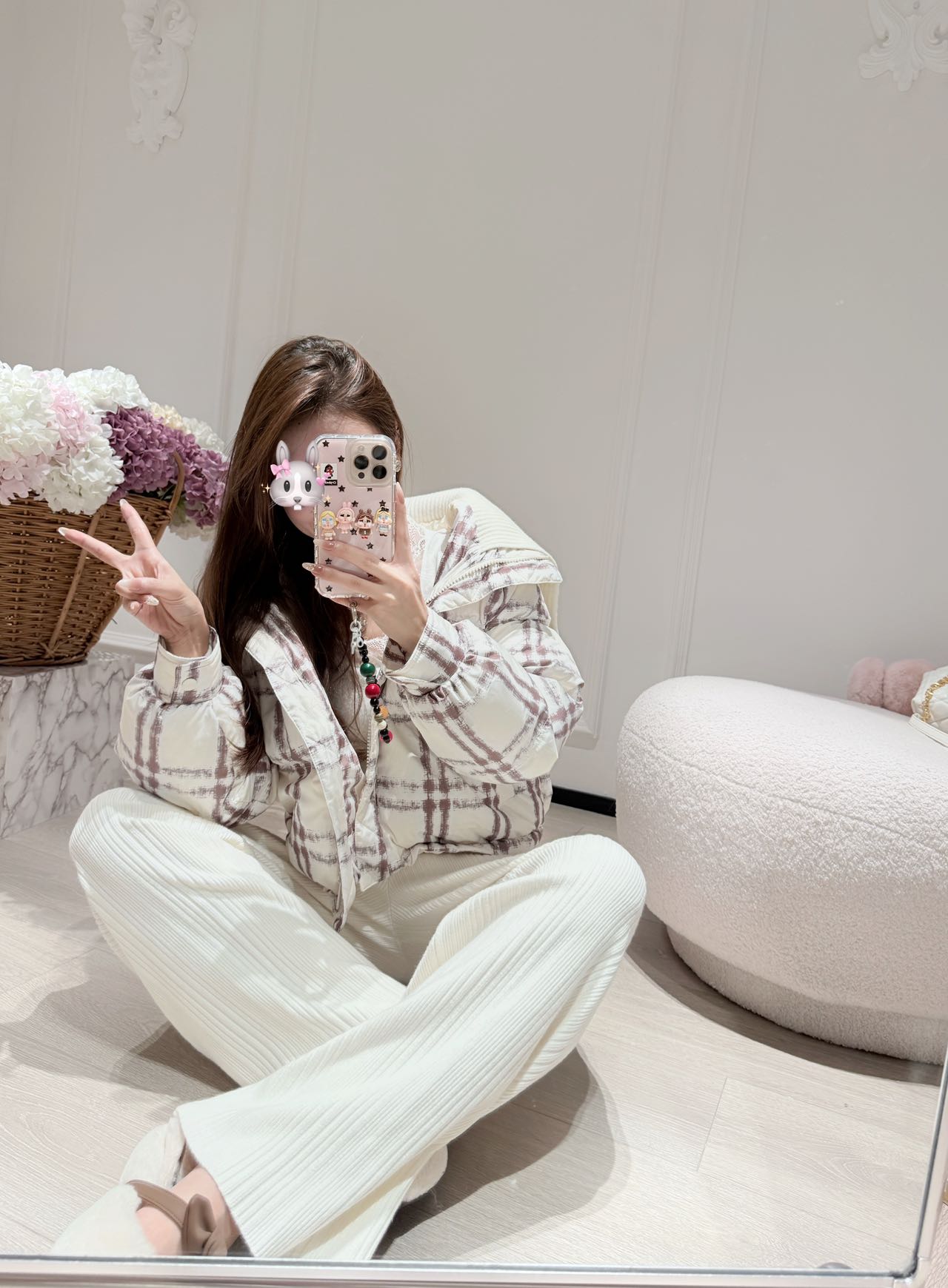 【小峰总】2025泡芙鸭绒保暖加厚针织翻领羽绒服5100时尚女款