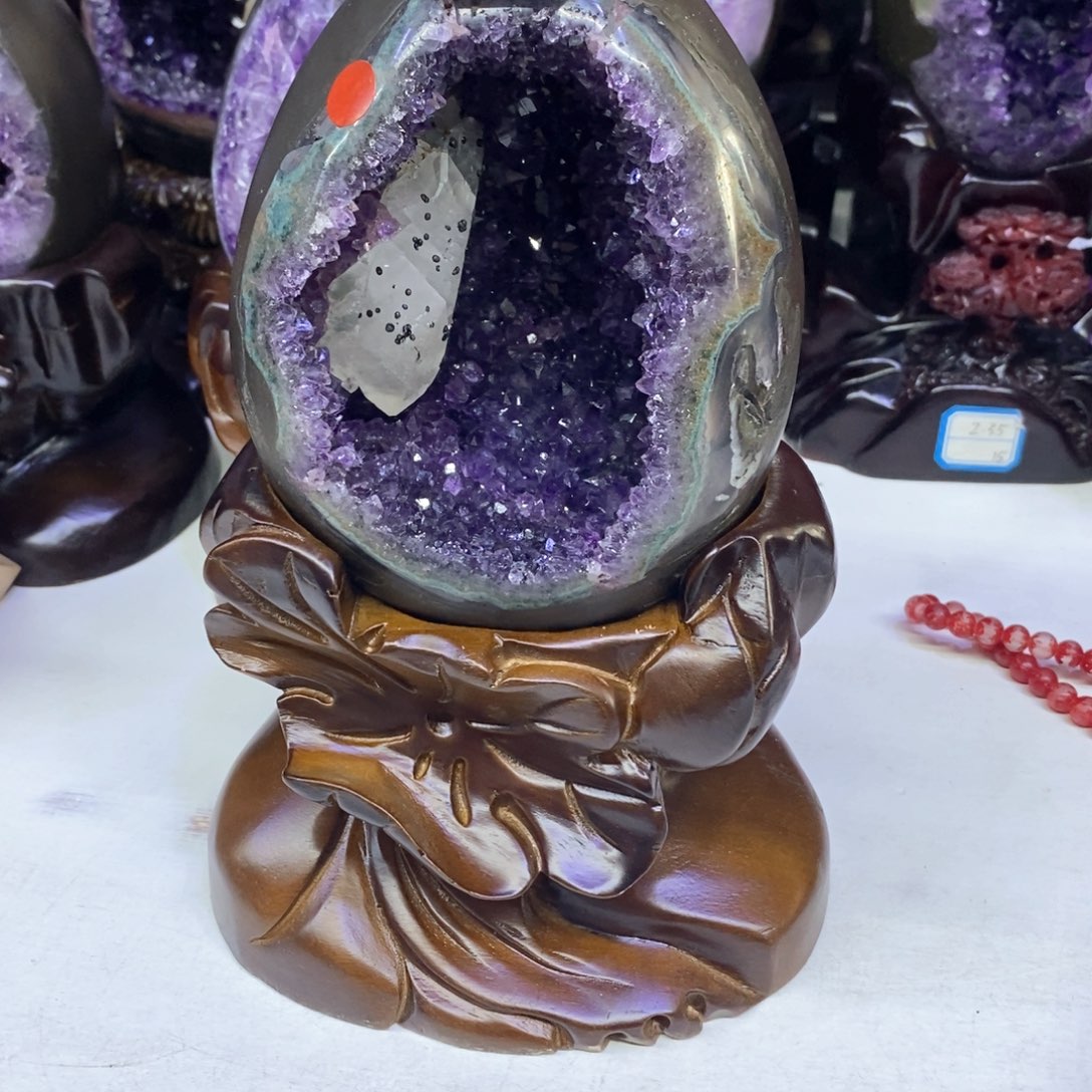 紫晶摆件未镶嵌莹