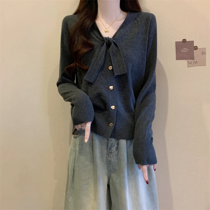 大码女装胖MM气质小香风长袖针织开衫女秋冬新款时尚休闲显瘦上衣