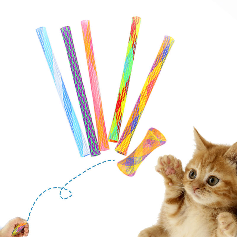 猫玩具伸缩逗猫棒猫咪玩具弹簧互动玩乐追逐宠物用品