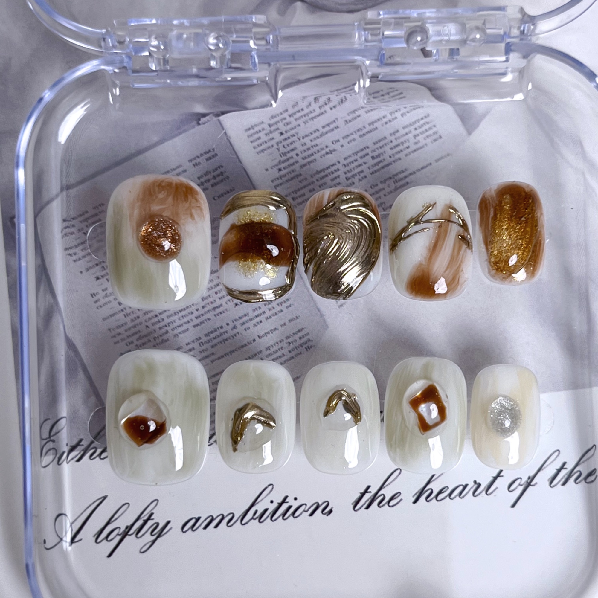 【喵大诺】设计师款手工穿戴甲