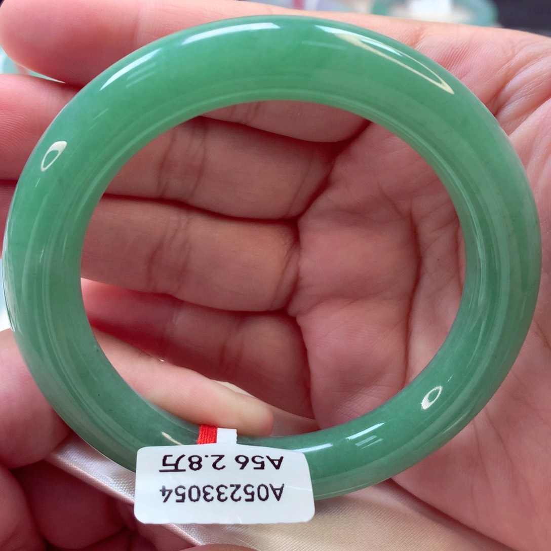 未镶嵌手镯翡翠满绿推荐22号11