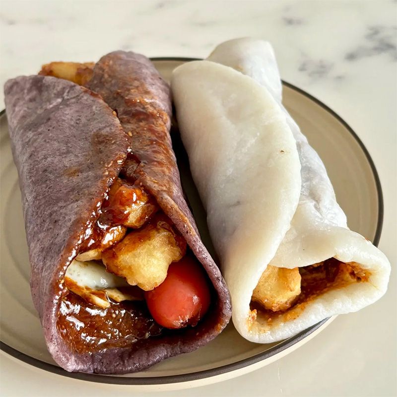 云南烧饵块，软软糯糯