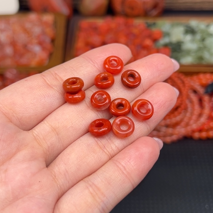 南红玛瑙未镶嵌吊坠(不含链)