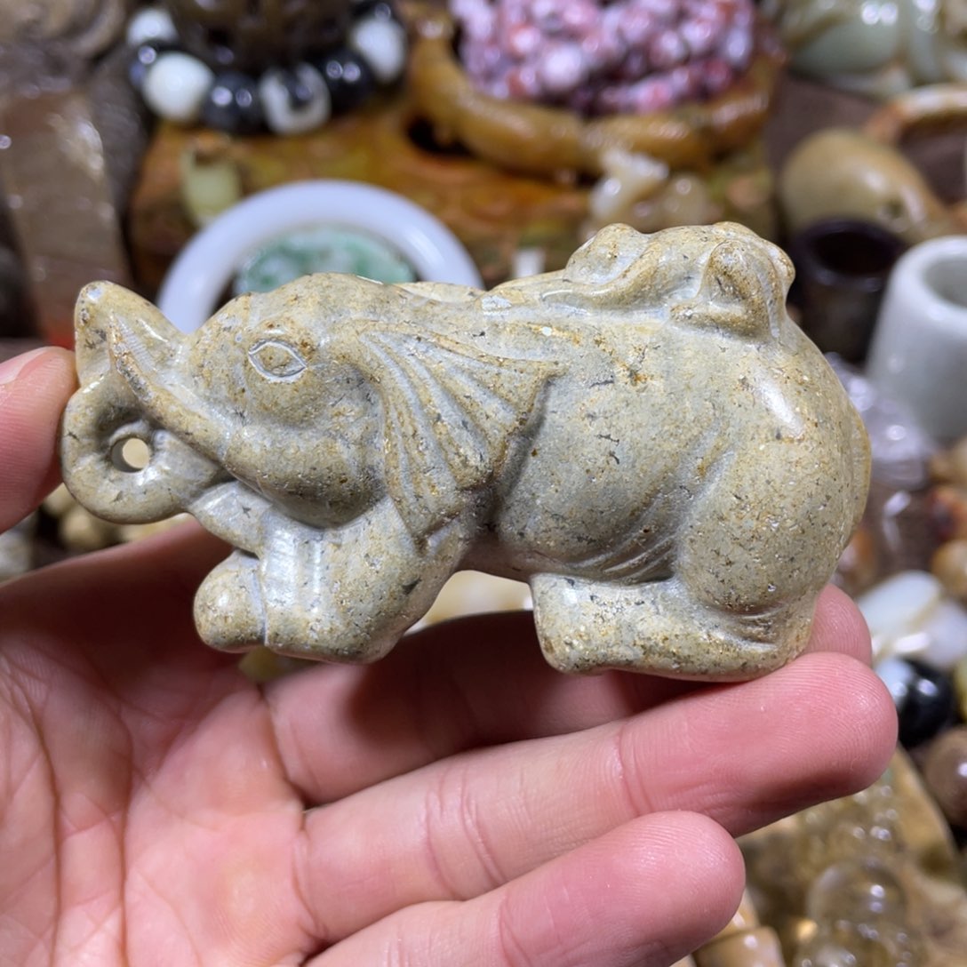 和田玉吊坠(不含链)未镶嵌