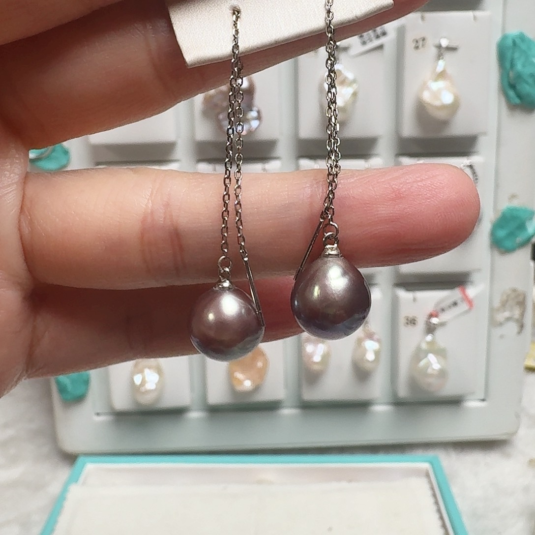 淡水珍珠颈饰银S925镶嵌