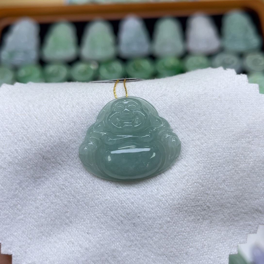 颈饰未镶嵌翡翠佛公
