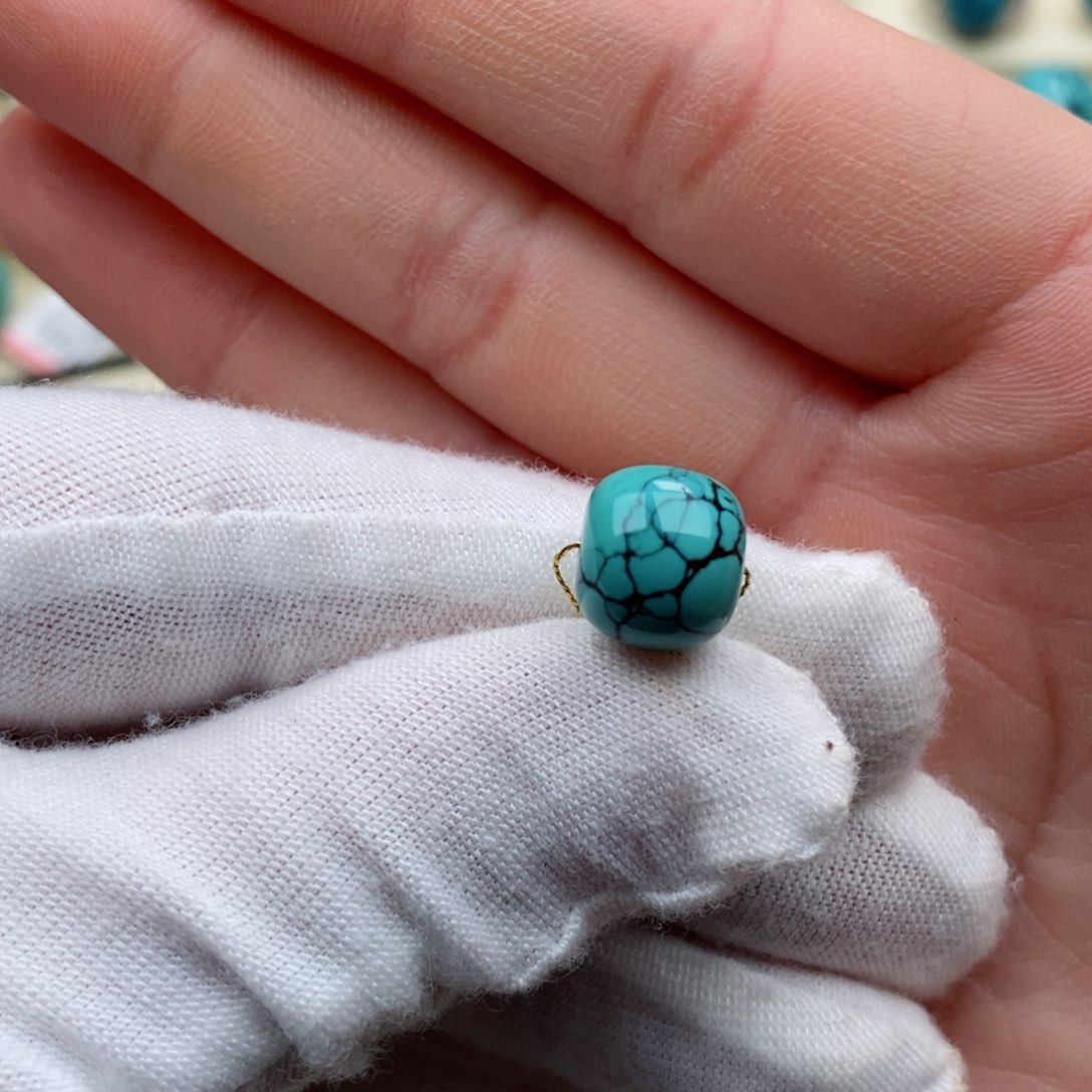 未镶嵌绿松石珠宝奇石少*