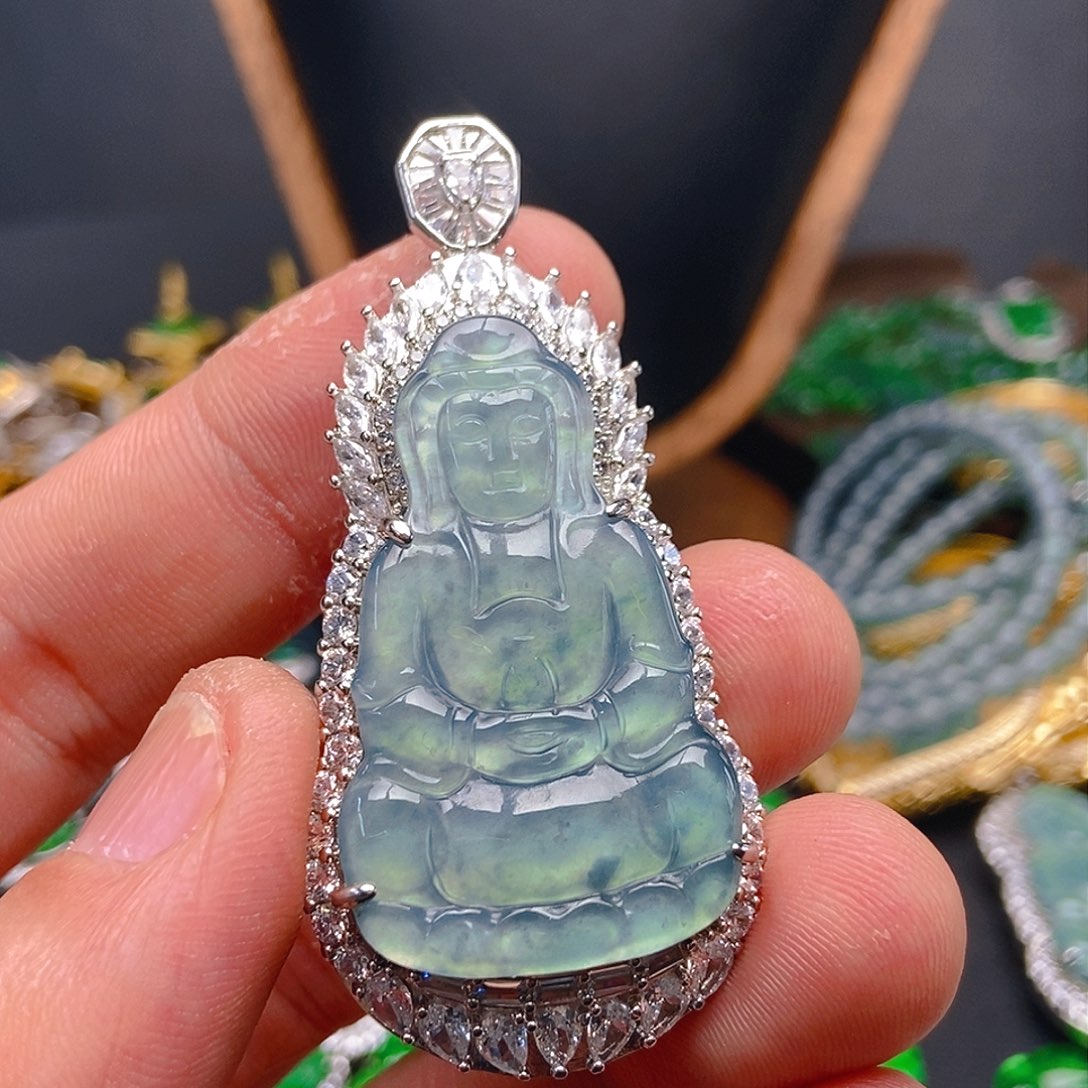 翡翠吊坠(不含链)未镶嵌454吊坠