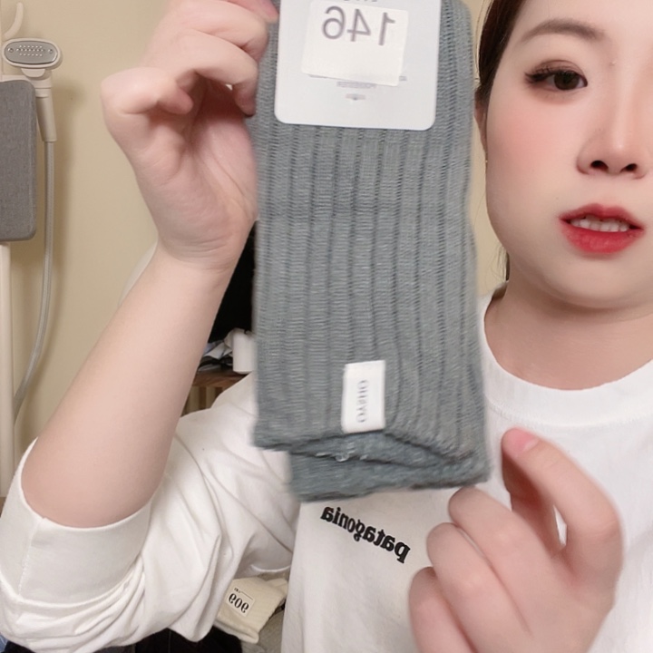 三醋酯纤维Oysho孤品绿色袜子146