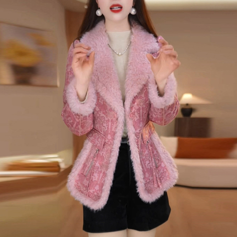 加绒加厚短款外套2025冬季新款小香风时尚修身显瘦小个子保暖上衣