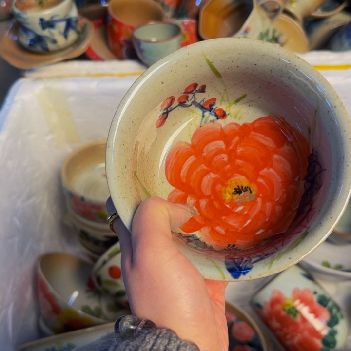 瓷片景德镇陶瓷手工手绘