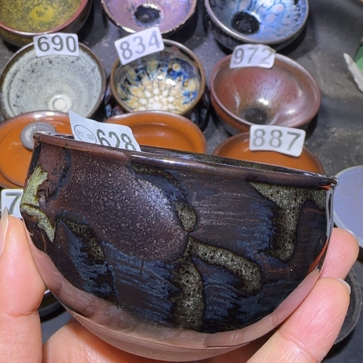 茶盏福建盏茶器瑕疵