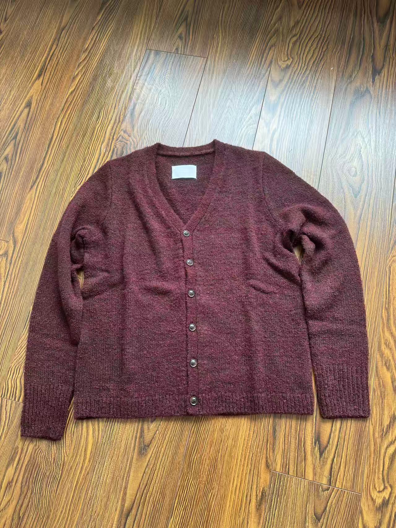 断码福利No退换 秋季新款 黑莓V领针织开衫-1