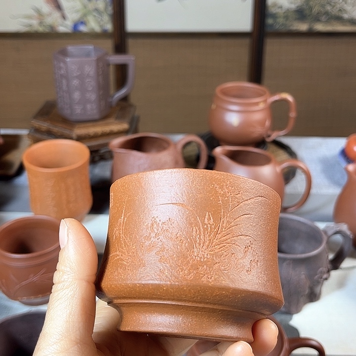 紫砂茶杯全手工主人杯容量200