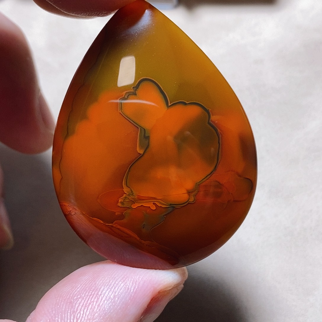 未镶嵌颈饰玛瑙/玉髓放**刀