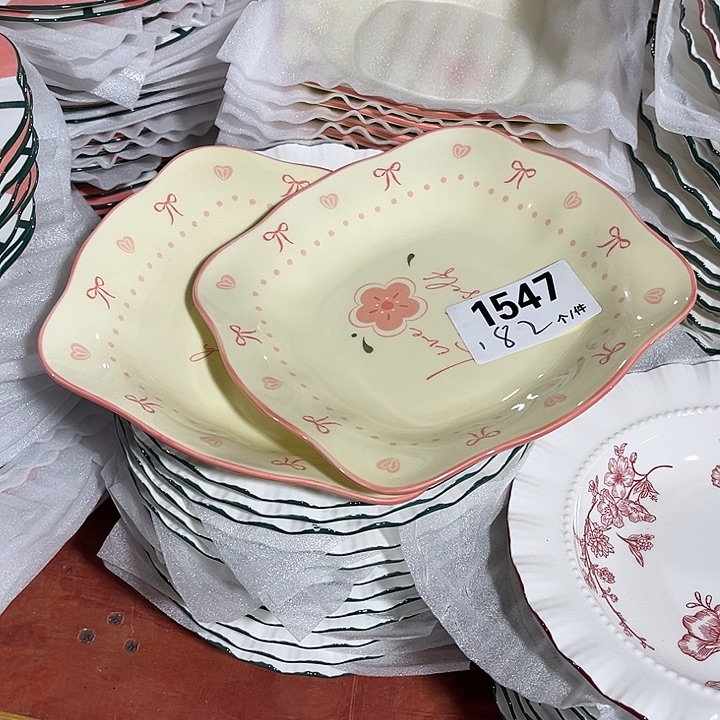 瓷微瑕外贸餐具1547