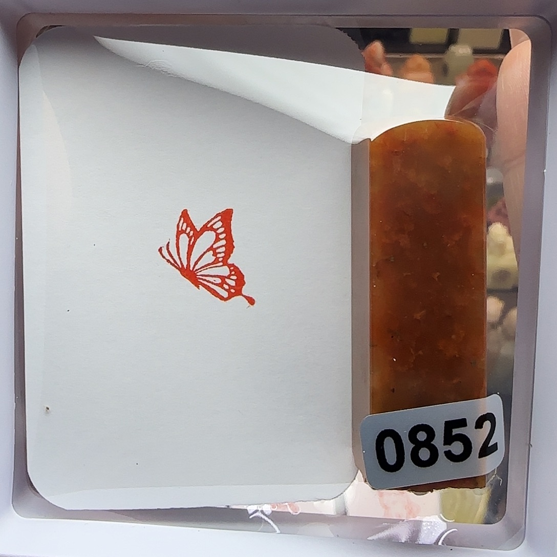 印石寿山石蝴蝶1.5