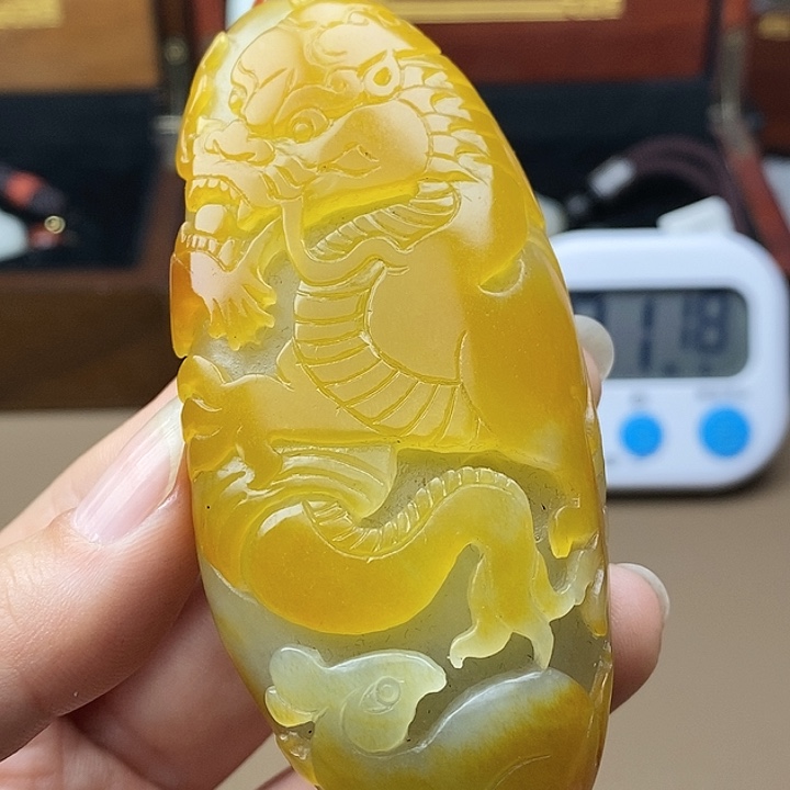 和田玉挂件未镶嵌冷****静F