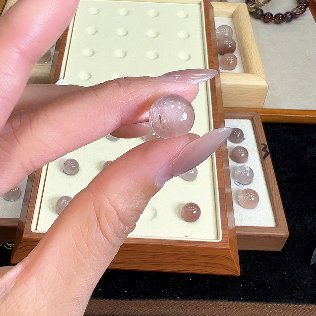 水晶手链未镶嵌x****y11.9m粉