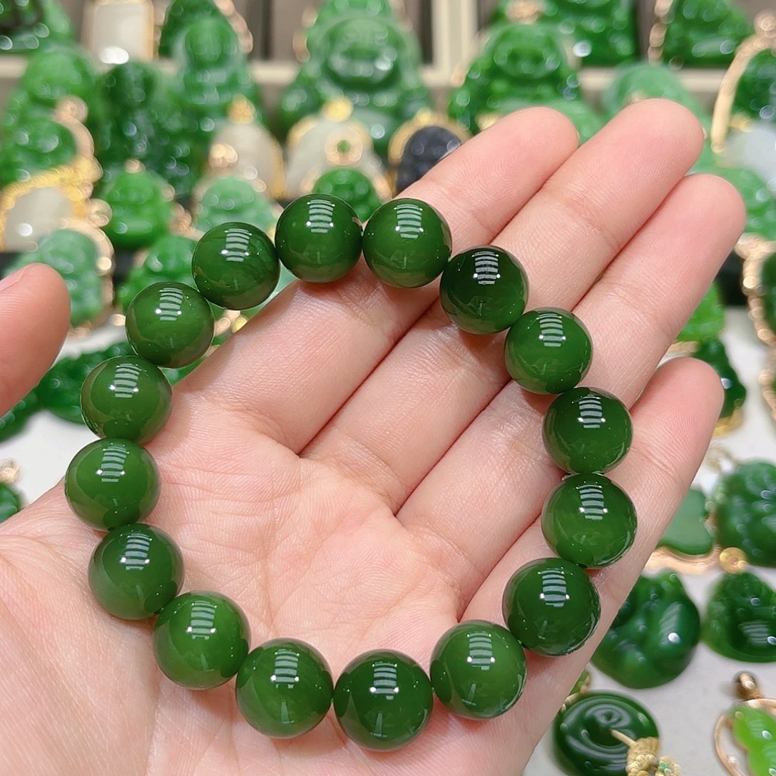 和田玉（碧玉）手串未镶嵌