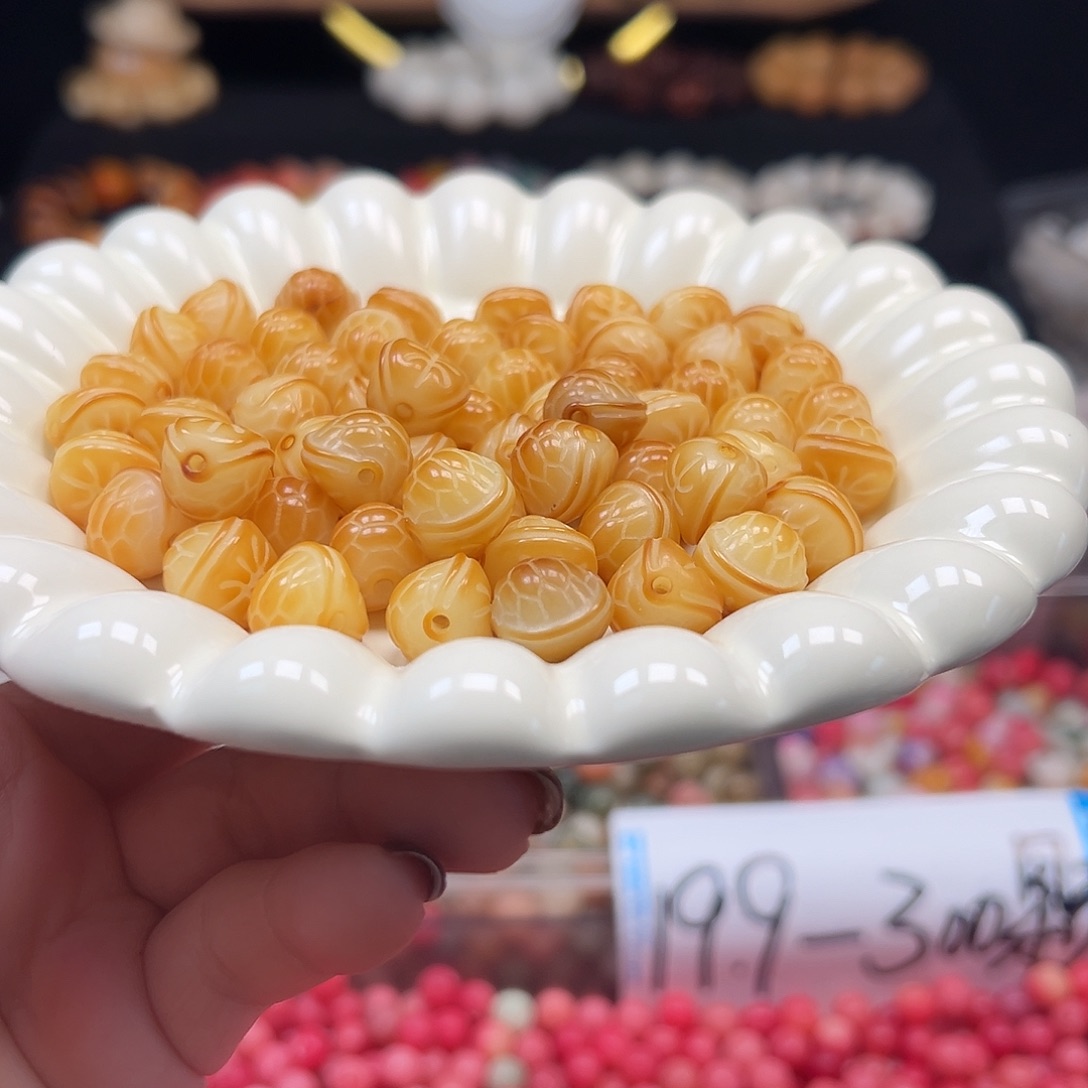 菩提根/象牙果手串炭烤汤圆富甲一方22颗