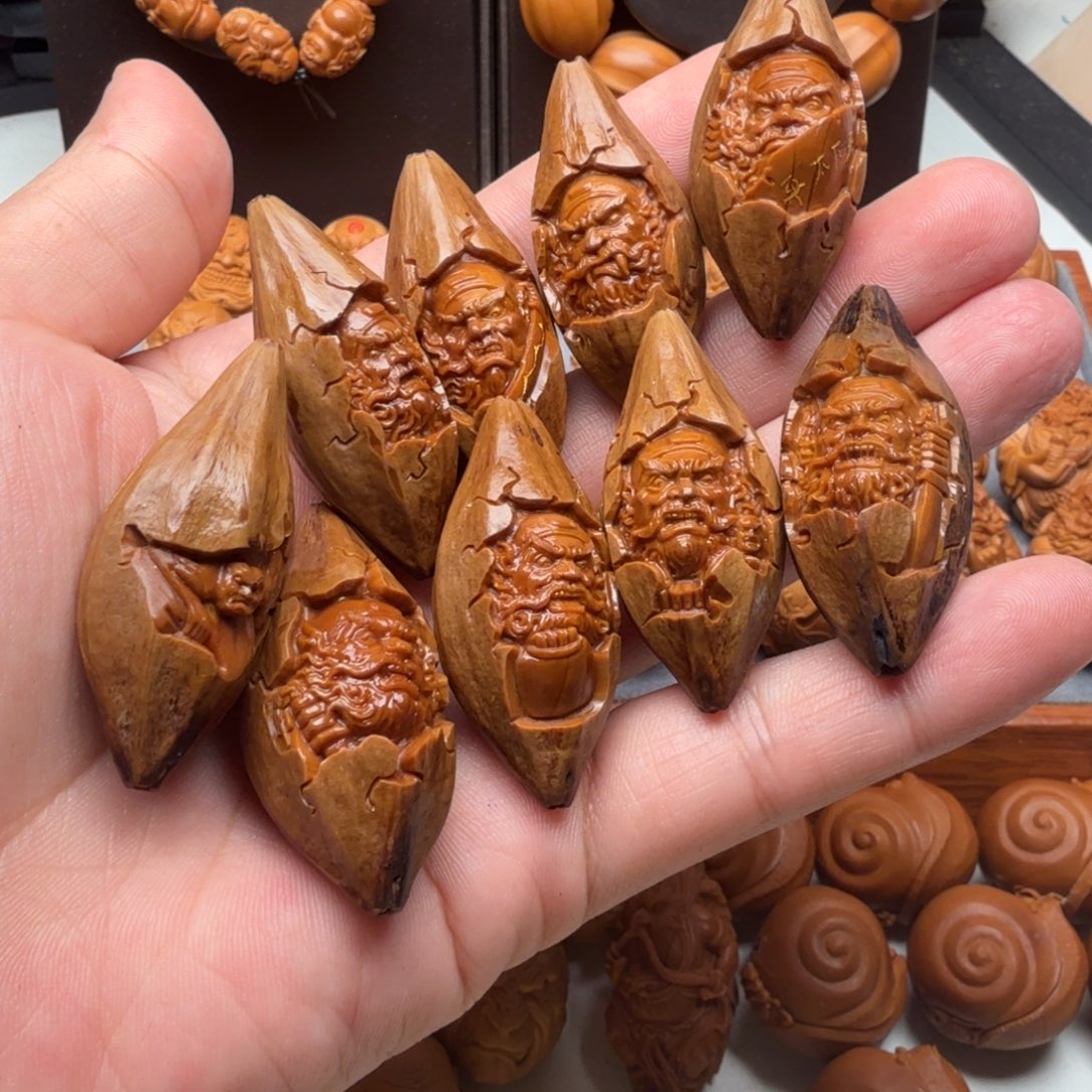 手串/手链橄榄核纯手原皮钟馗