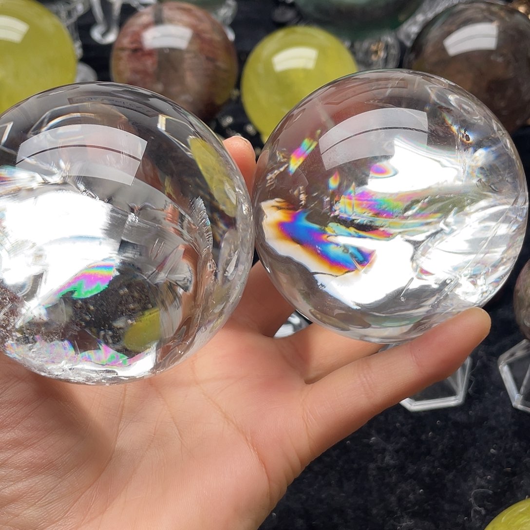 太***红水晶珠宝半成品未镶嵌