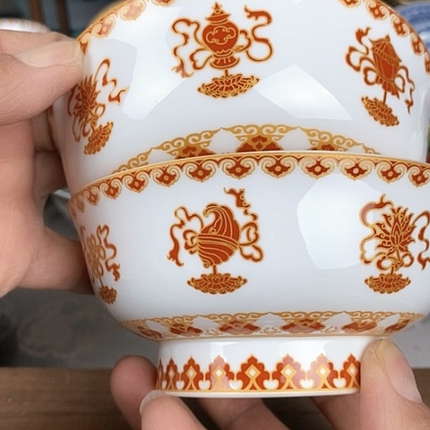 景德镇陶瓷藏式茶碗