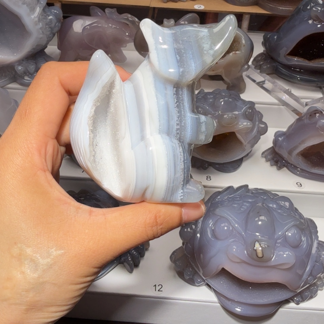 玛瑙/玉髓未镶嵌摆件