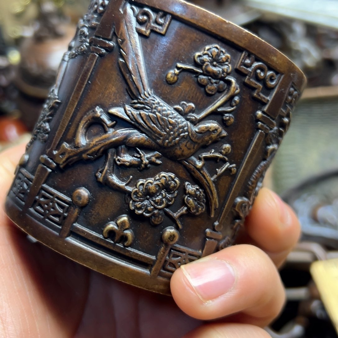 铜摆件欢迎欢迎你