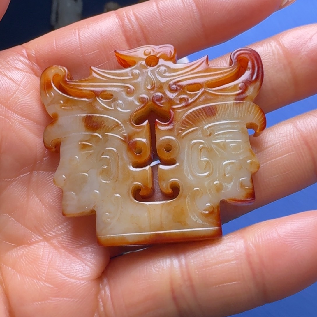 和田玉（糖玉）颈饰未镶嵌