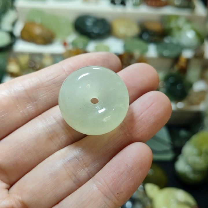 岫玉平安扣未镶嵌