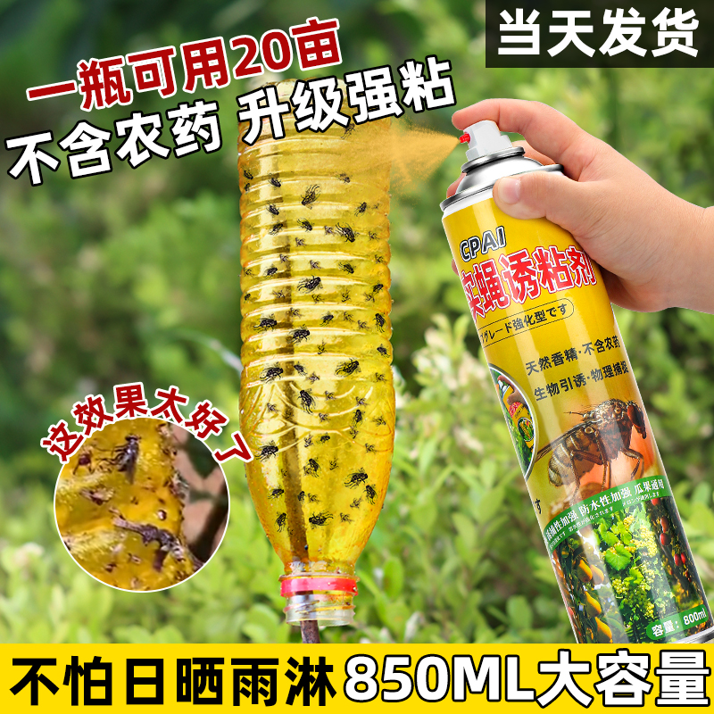 CPAI瓜果实蝇诱粘剂针蜂引诱剂果树果园专用果蝇诱捕器粘虫胶