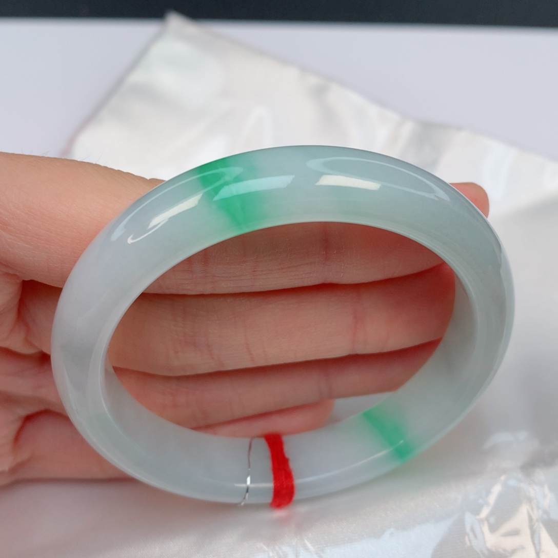 翡翠手镯未镶嵌51.2正圈