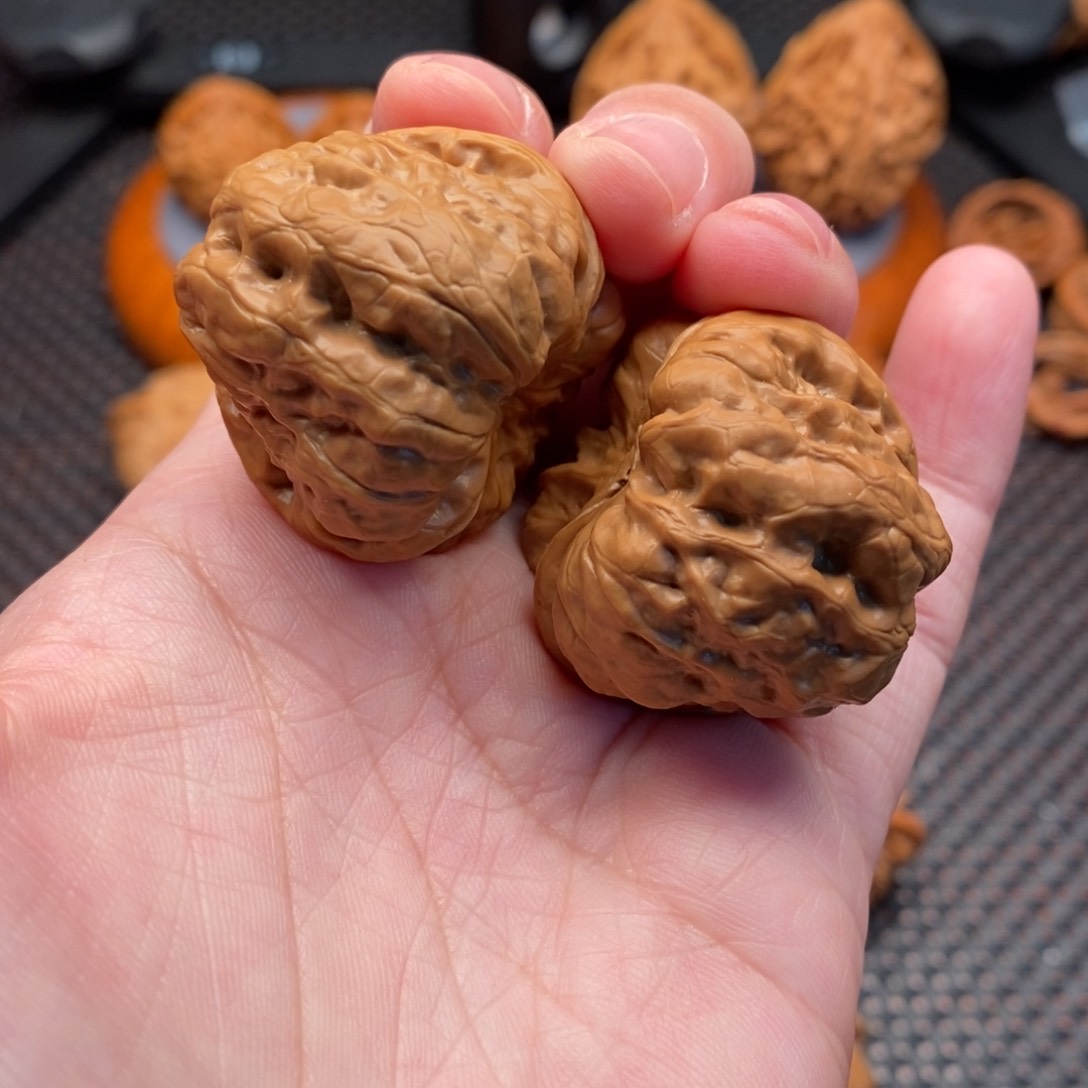 文玩核桃把件35尺开背蛙