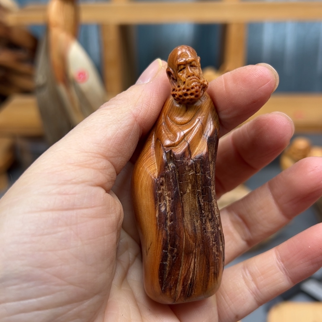 柏木崖柏木摆件手把件，51