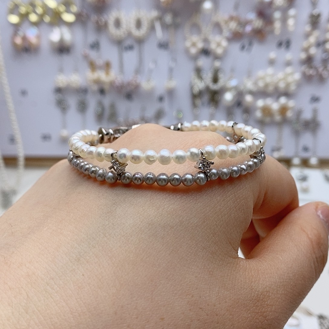 淡水珍珠耳饰未镶嵌