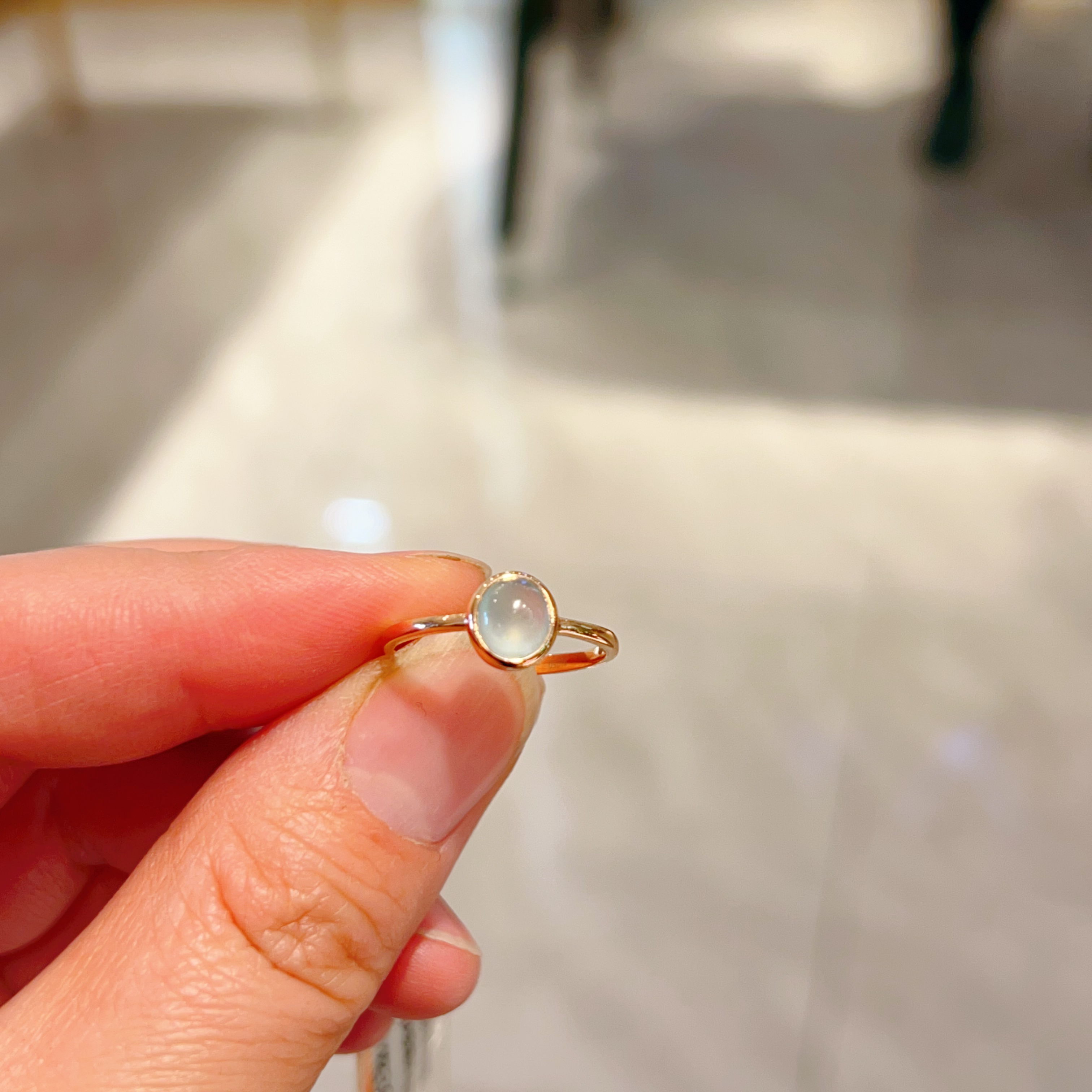 龙玉珠宝缅甸翡翠Ａ货戒指