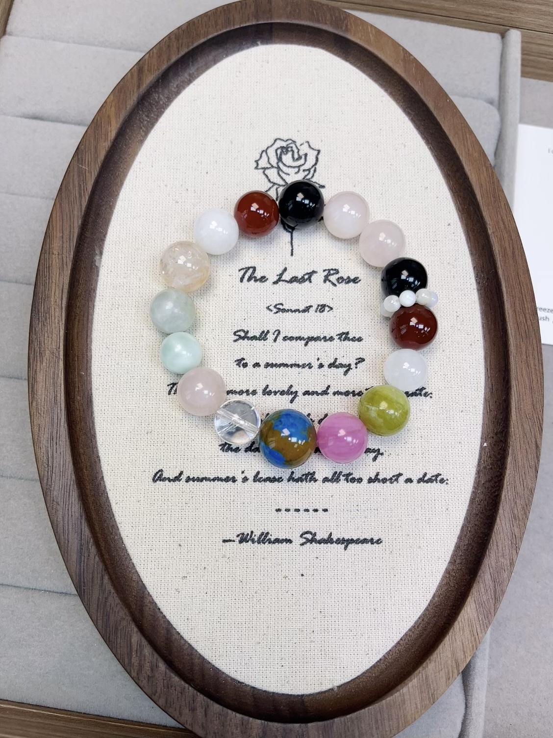 【小号地球多宝手串2.0】一朵珠Diy原创天然水晶宝石【多宝手串】保真