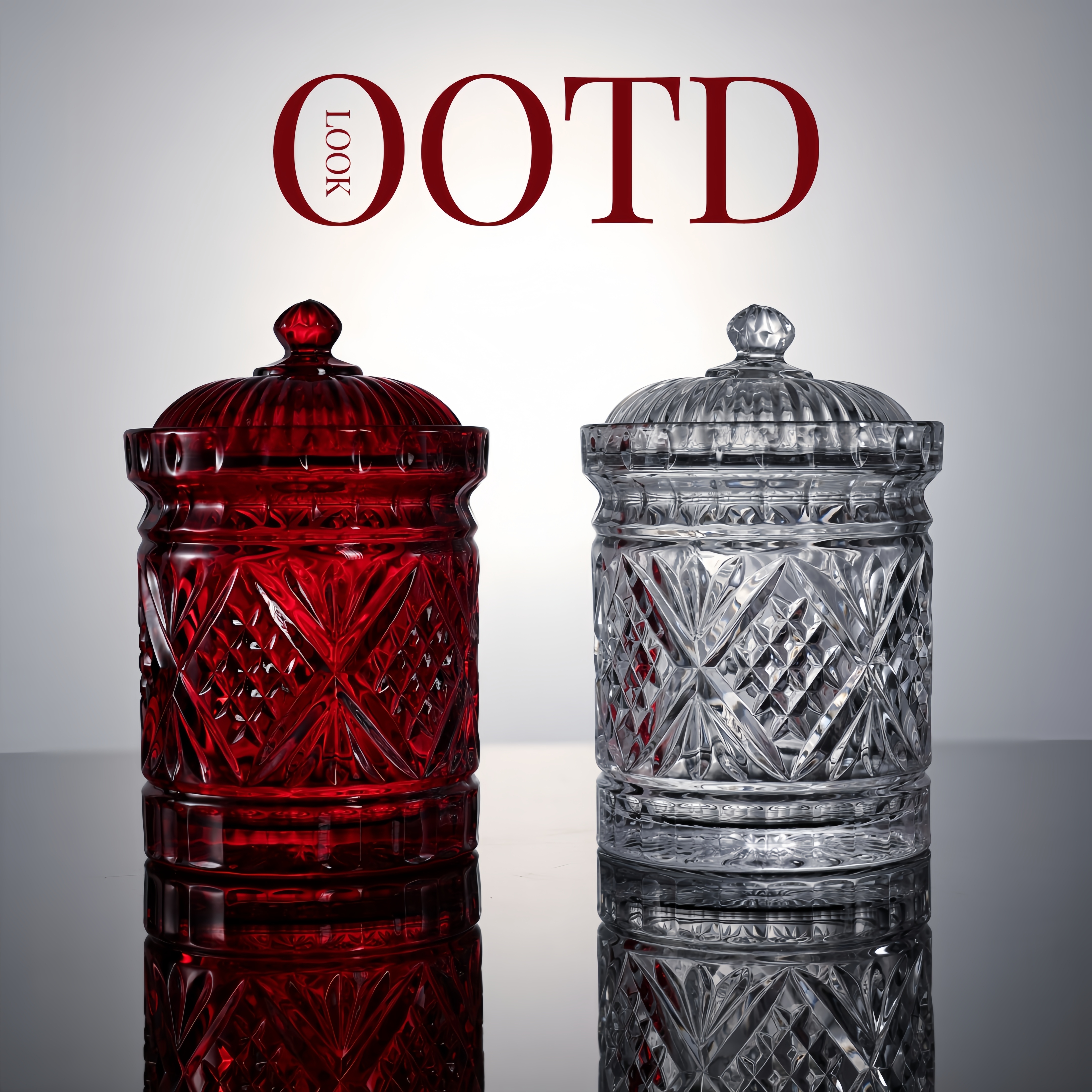 都柏林直身罐家居收纳摆件水晶玻璃罐子储物罐