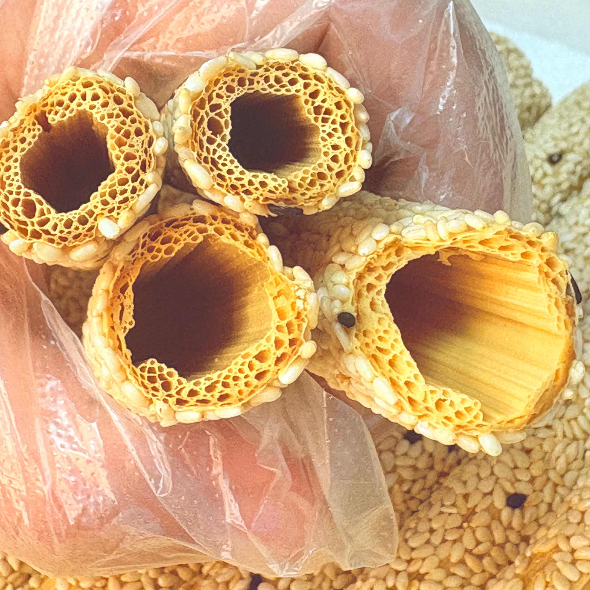 【河南特产】正宗老式麻糖芝麻糖麦芽糖古法制作小时候的味道