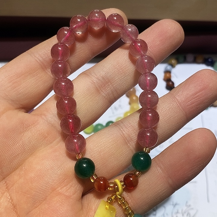 水晶手链未镶嵌孤品