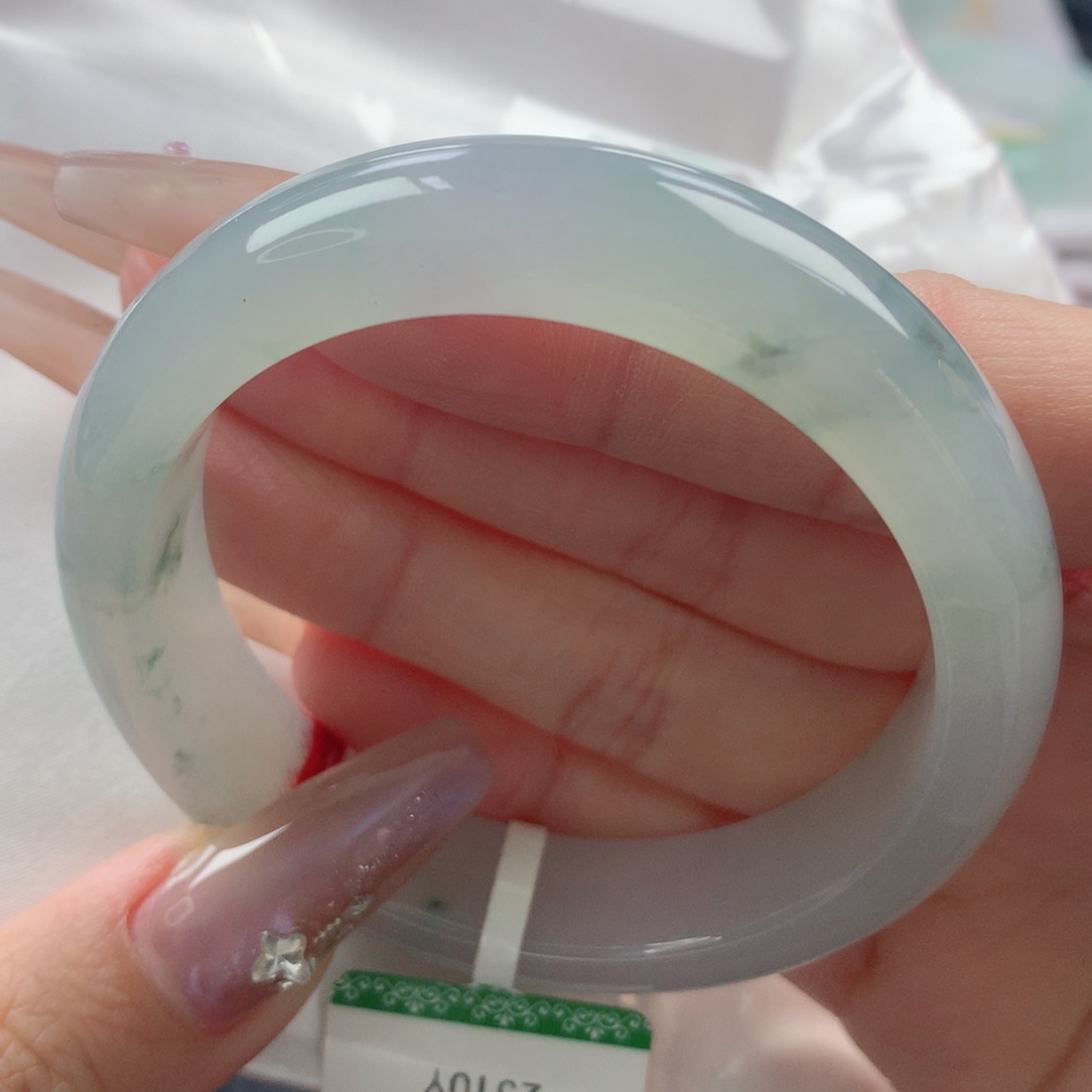 未镶嵌手镯翡翠缅甸天然翡翠A货51.8