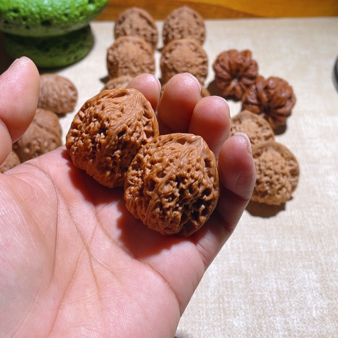 把件文玩核桃七*南疆石上手盘玩不退换