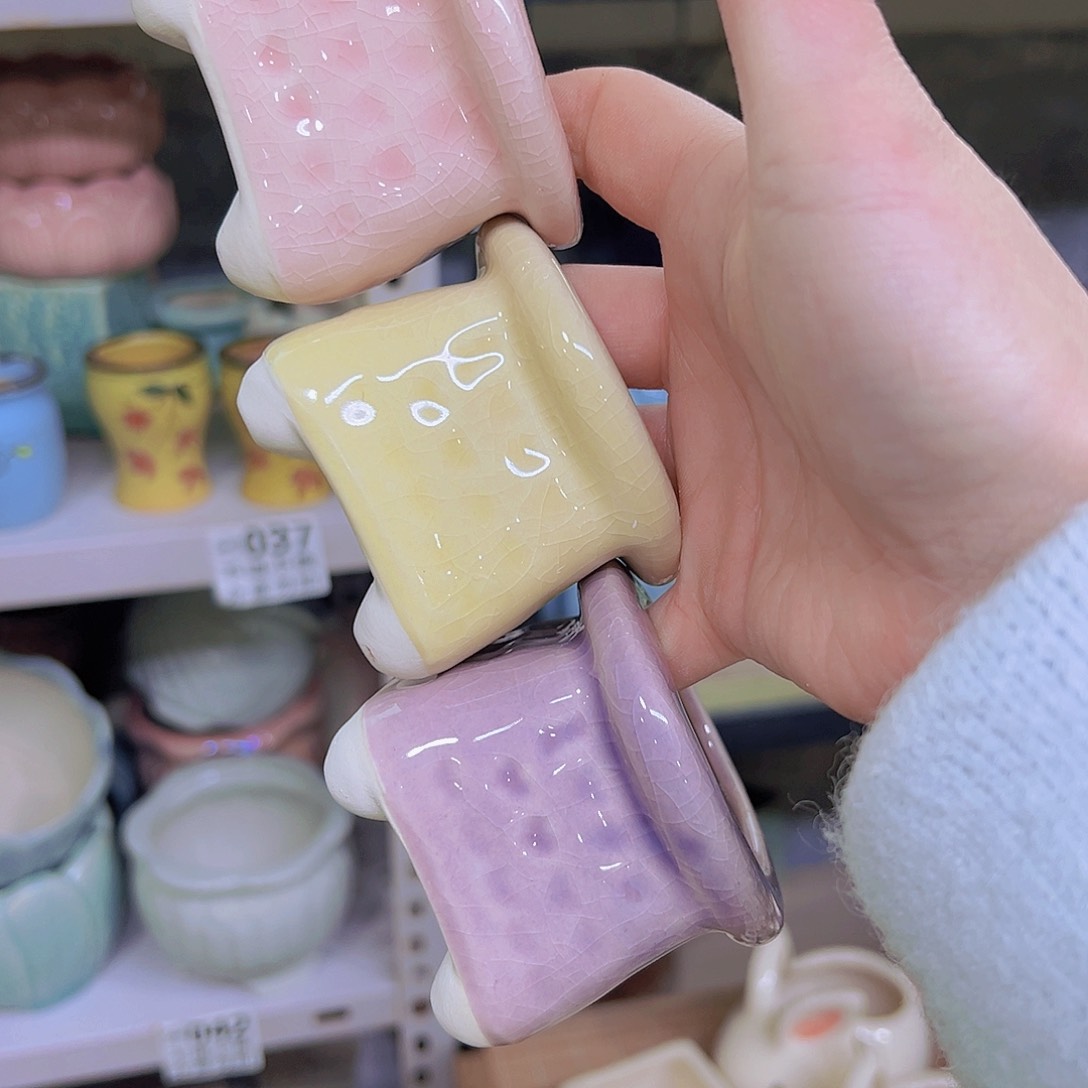 红陶陶瓷花盆当场满12包邮